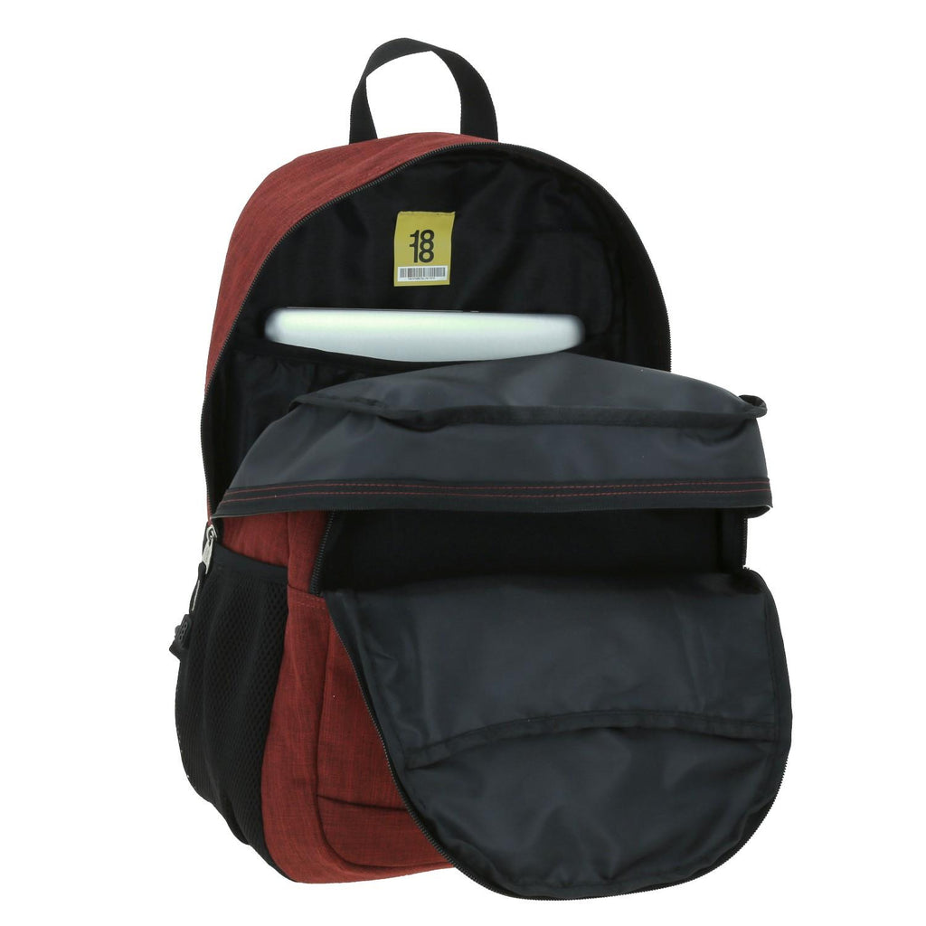 Mochila grande 1818 Unisex HOP Tinto con Porta Laptop de hasta 15".