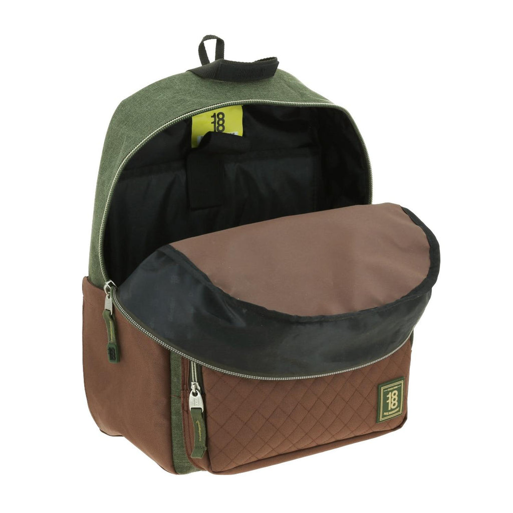 Mochila grande para hombre 1818 Verde Militar STRUG Porta Laptop de hasta 15".