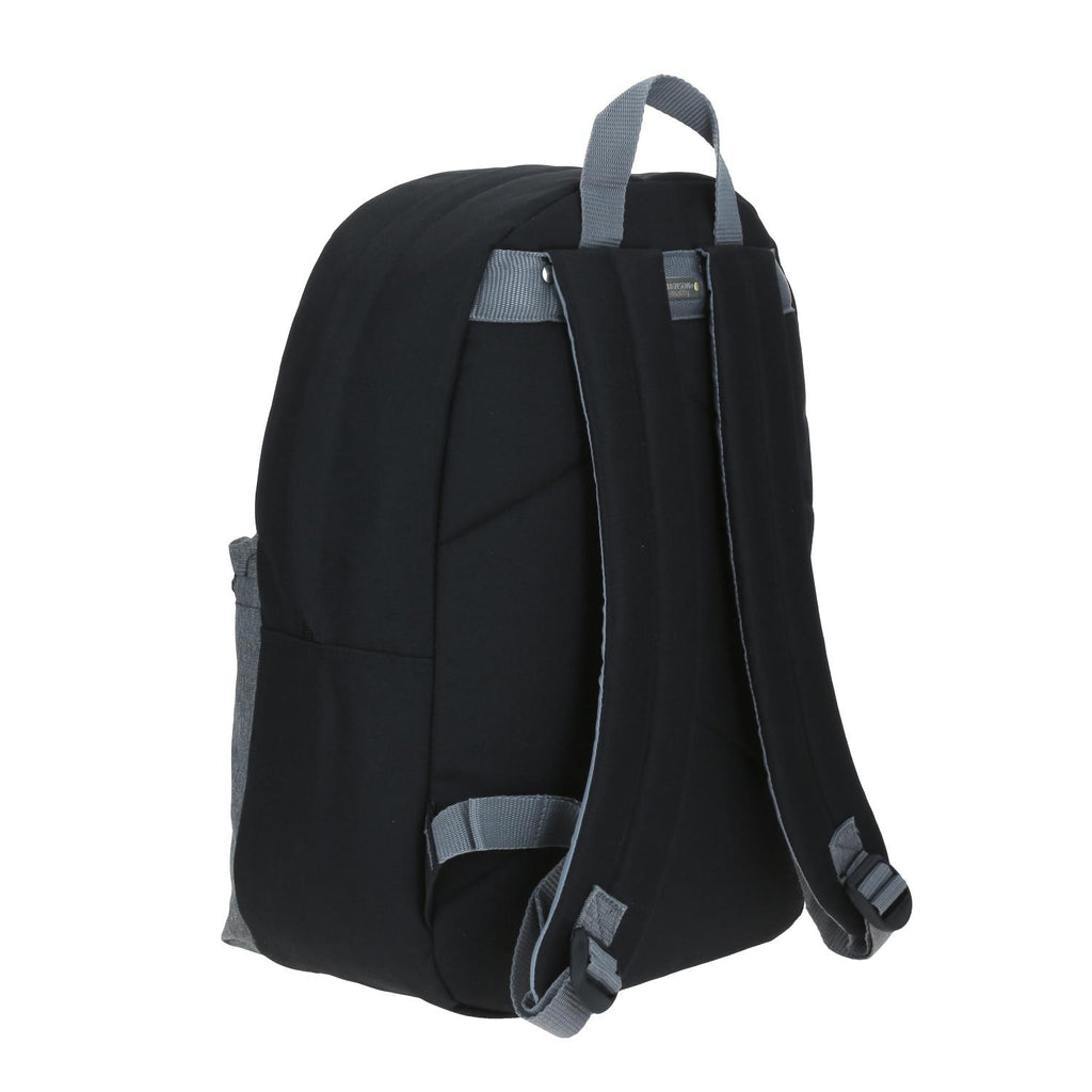 Mochila Grande Juvenil Colors Unisex Gris Con Negro