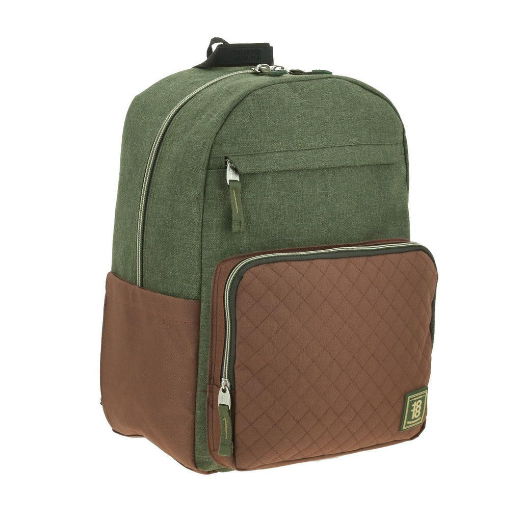 Mochila grande para hombre 1818 Verde Militar STRUG Porta Laptop de hasta 15".