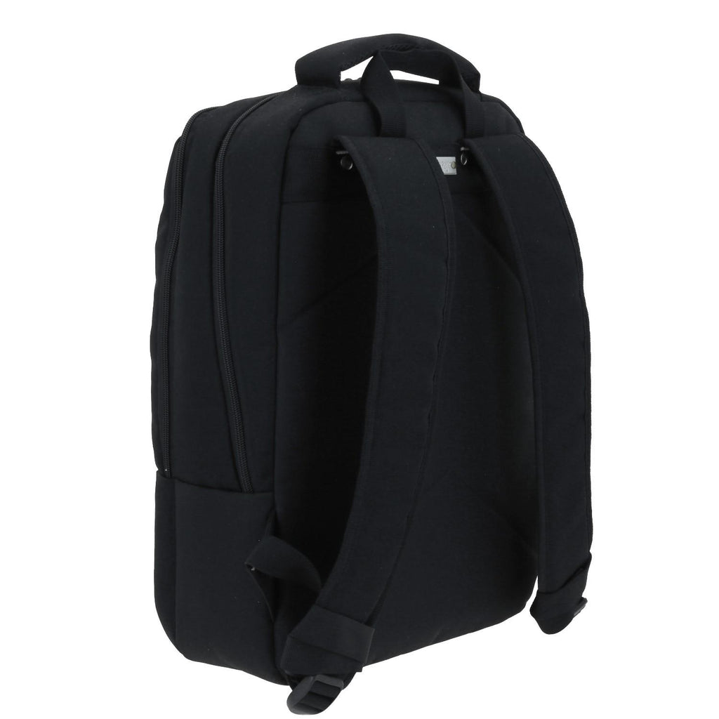 Mochila Grande 1818 Unisex Wynn Negro Con Porta Laptop De Hasta 15".