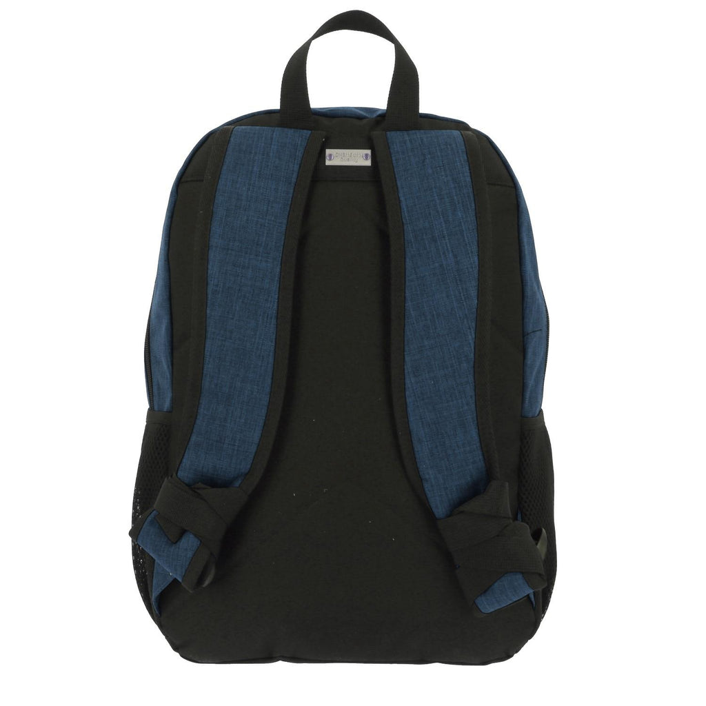 Mochila Grande 1818 Unisex Hop Azul Con Porta Laptop De Hasta 15".