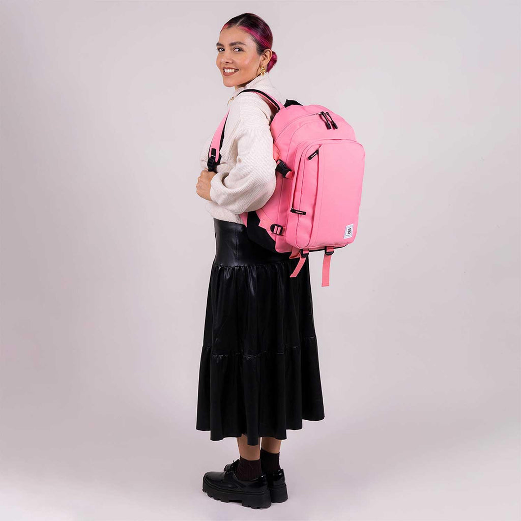 Mochila Grande 1818 Para Mujer Wynn Rosa