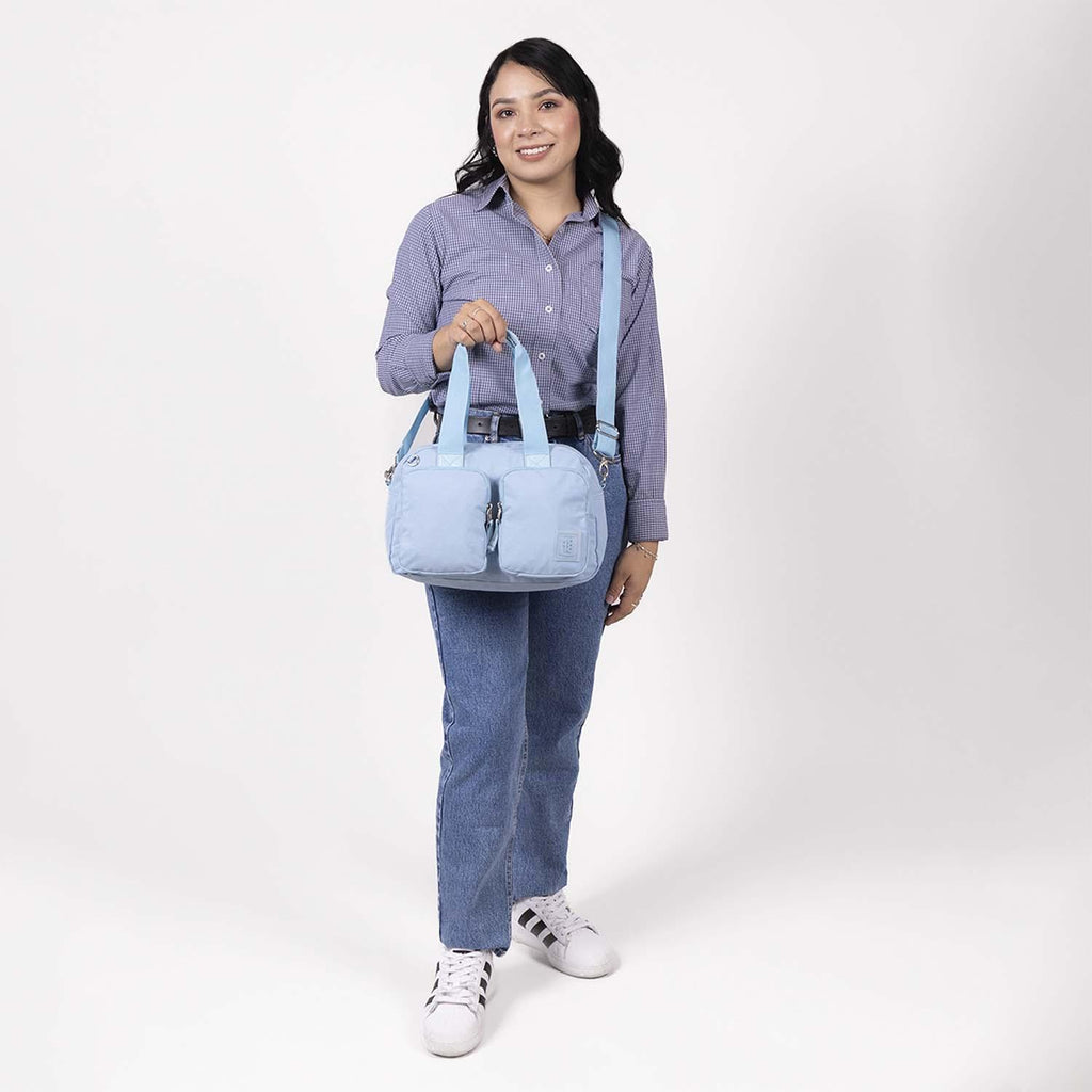 Bolso De Mano Azul 1818 Zilp