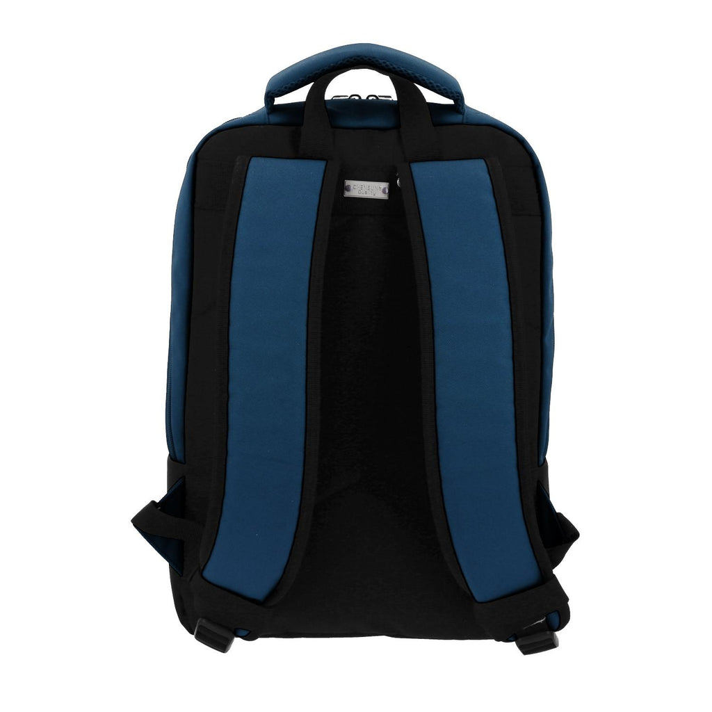 Mochila Grande 1818 Unisex Wynn Azul Con Porta Laptop De Hasta 15".