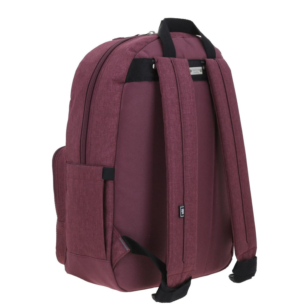 Mochila Unisex Grande 1818 Tinto Nefresa Con Porta Laptop De Hasta 15 Pulgadas