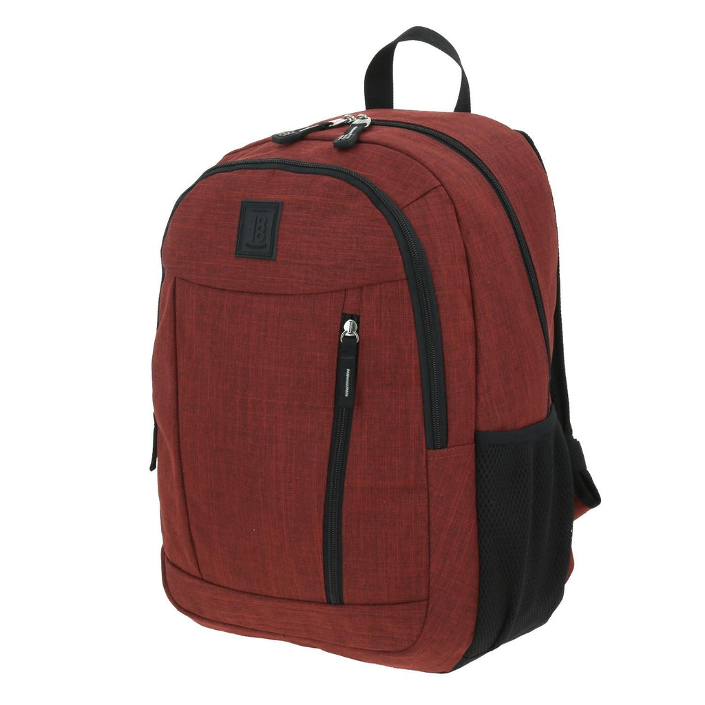 Mochila grande 1818 Unisex HOP Tinto con Porta Laptop de hasta 15".